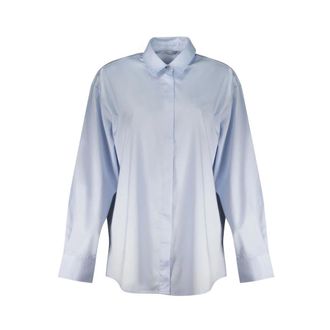 Guess Shirts, female, Blue, Size: XL Long-Sleeved Shirt