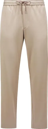Moncler Moncler Logo Jogging Trousers, Men, Beige, Size: 48