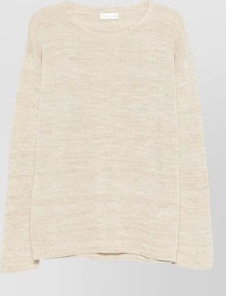 Roberto Collina lightweight knit long sleeve round neck sweater