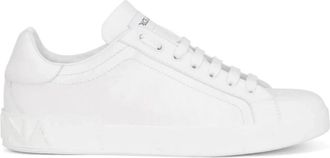 Dolce & Gabbana Witte lage sneakers - Heren - Sneakers - Wit - 41 1/2 EU - Schoenen