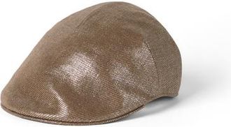 Brunello Cucinelli Sparkling flat hat in Brown at Nordstrom, Size X-Small