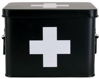 Present Time Tzmo Present Time Caja De Almacenamiento Met&aacute;lica Duradera Verde Gris Rojo Negro