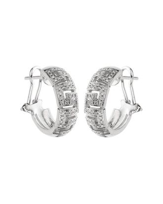 Versace 18K Two-Tone 0.35 ct. tw. Diamond Hoops (Authentic Pre-Loved)