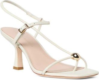 Loeffler Randall Triana Strappy Sandal in White/Champagne at Nordstrom, Size 10.5