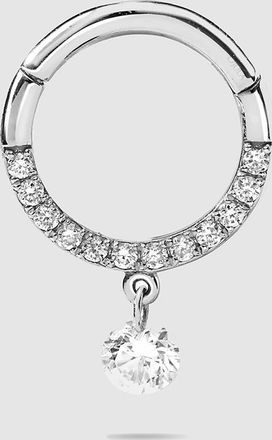 Djula Piercing Flamboyante Diamants Or Blanc (vendu &agrave; lunit&eacute;)