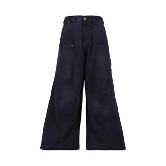 Willy Chavarria Wide Trousers - male - Willy Chavarria - Wide Trousers - Blue - W30 - Trousers
