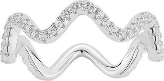 Glaze Jewelry Silver Cz Ring