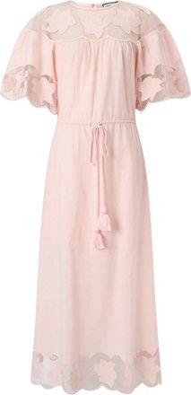BERENICE Ripaya Dress - Dames - Casual kleedjes - Roze - M - Katoen - Kleedjes