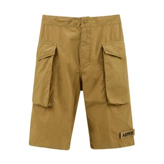 Aspesi Hombre, Pantalones cortos, Beige, Talla: L