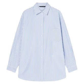 A|X Armani Exchange Shirts, female, Blue, Size: XS Xw002034 Af21535 Striped Blouse