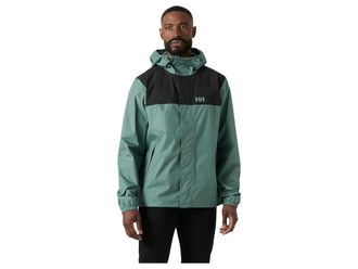 Helly Hansen Rain Jacket Mens Clothing Opal Green : 2XL, Polyamide/Polyester
