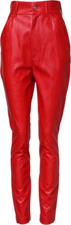 Dolce & Gabbana Womens Viscose High-Waist Tapered Trousers