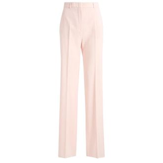 Max Mara Straight Trousers, female, Pink, Size: 2XS Mstquasar Trousers