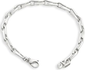 Pompeii3 Mens 14k Gold (25gram) or Platinum (39gram) 6mm Link Bracelet 8.5