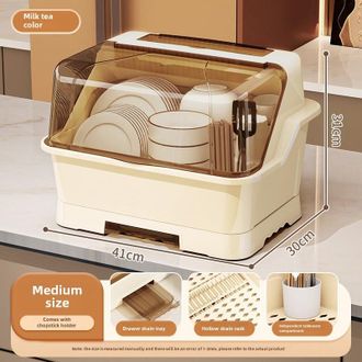 OEM Caja De Almacenamiento Para Cuencos Y Palillos Con Tapa, Escurridor Y Soporte (resistente A Altas Temperaturas)