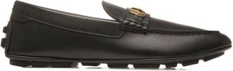 Bally Keeper leather boat shoes - men - Calf Leather - 41.5 - Black