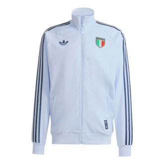 adidas Italy 2026 Track Jacket Asia Sizing Aeroblue JY9630