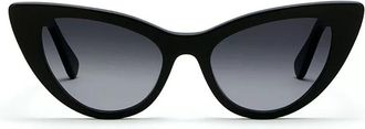 L.G.R for Ermanno Scervino Orchid 5950 Womens Sunglasses Black Size 53