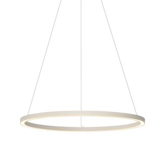 QAZQA L&aacute;mpara colgante dise&ntilde;o beige LED 80 cm