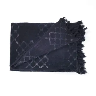 Oresteluchetta Manta 100% algod&oacute;n negro cm. 180 x 125