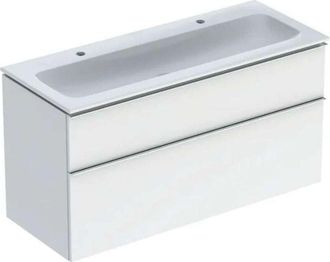 Keramag Geberit Icon Set Mueble Lavabo Con Mueble Bajo Lavabo, 2 Cajones