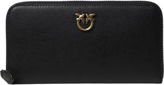 Pinko Wallets & Cardholders, female, Black, ONE SIZE, Elegant Zip-Around Wallet