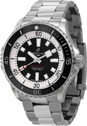 Breitling Superocean Automatic Chronometer Black Dial Mens Watch A17378211B1A1
