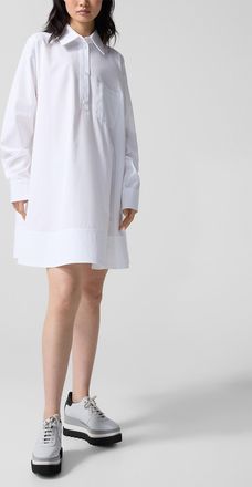 Stella McCartney Womens Poplin cropped shirtdress