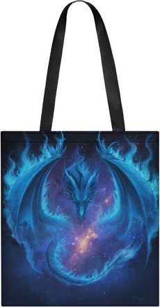 Generic Galaxy Dragon Tote Bag for Women Men Shoulder Bags Purses Pouch Handbags