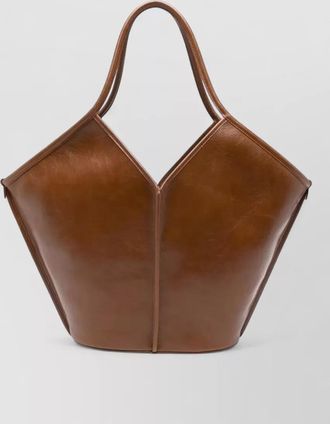 Hereu calf leather tote bag