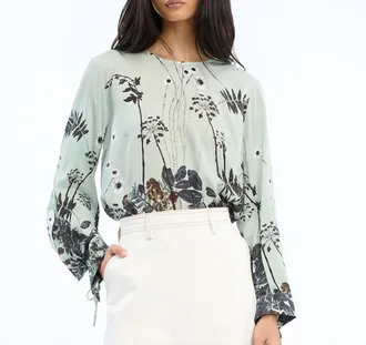 Munthe Basilia Top In Green Multi