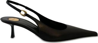 Saint Laurent 50 mm Vendome slingback pumps - Zwart
