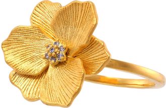 Diamanti Per Tutti Ladies Gold Jasmine Ring, Size 50