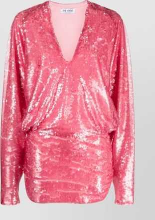 The Attico gael sequined mini dress