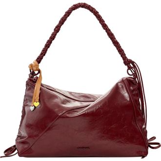 Desigual Faux Leather Shoulder Bag in Burgundy at Nordstrom