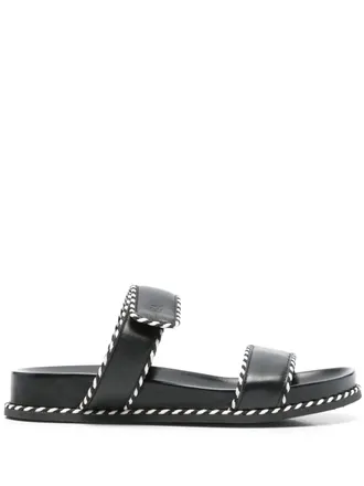 VIP【関税送料無料】希少 EMPORIO ARMANI SANDALS Heeled sandals with leather double strap | Emporio Armani
