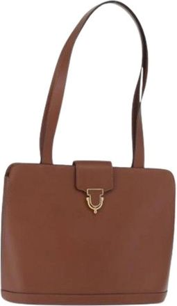 Celine Pre-owned Shoulder Bags, female, Brown, Size: ONE SIZE Pre-owned Vintage Shoulder Bag