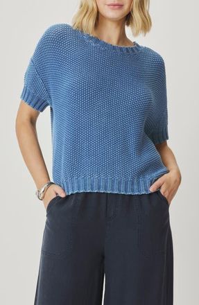 Splendid Annmarie Cotton Sweater in Perfect Blue at Nordstrom, Size Small