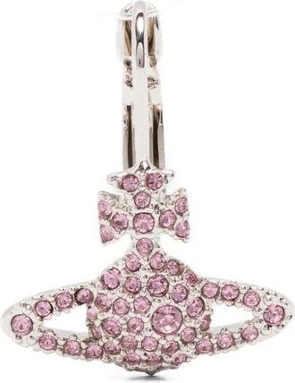 Vivienne Westwood Orecchini Grace Bas Relief con cristalli - Argento