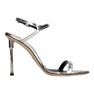 Elisabetta Franchi Dames, Schoenen, Grijs, Maat: 40 EU Leer