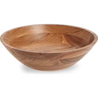 Nordstrom Acacia Wood Serving Bowl in Warm Wash Acacia at Nordstrom Rack, Size 14In