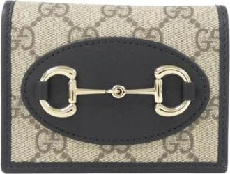 Gucci Pre-owned Wallets, female, Beige, Size: ONE SIZE Pre-owned Vintage Bi-fold Wallet
