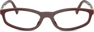 Miu Miu Glasses, female, Red, Size: 52 MM Eyeglasses
