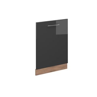 Vicco Panel Frontal Del Lavavajillas Fame-line, Antracita Alto Brillo, 60 Cm Sin Encimera Vicco