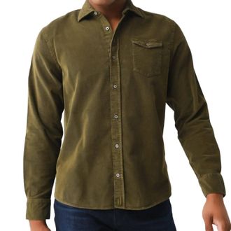 Johnnie-O Mens Kodiak Button Down Shirt In Olive