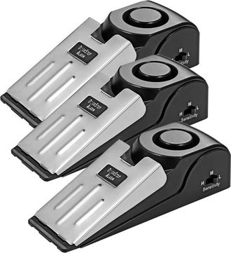 OEM Alarma De Tope De Puerta, Tope De Seguridad Para Puertas De Hogar, Viajes Y Apartamentos Con Sirena De 120 Db