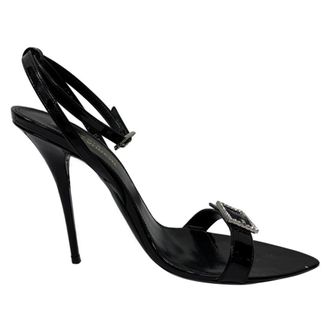 Saint Laurent Saint Laurent Gippy Gespschoen Hakken in Zwart Patentreferentie