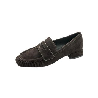 Bibi Lou Lyra Loafers - Dames - Schoenen - Bruin - Maat: 39 EU Leer