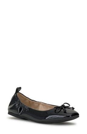 Vince Camuto Velyna Ballet Flat in Black Patent at Nordstrom Rack, Size 6.5