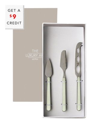 Mepra 3Pc Fantasia Cheese Knives With $9 Credit